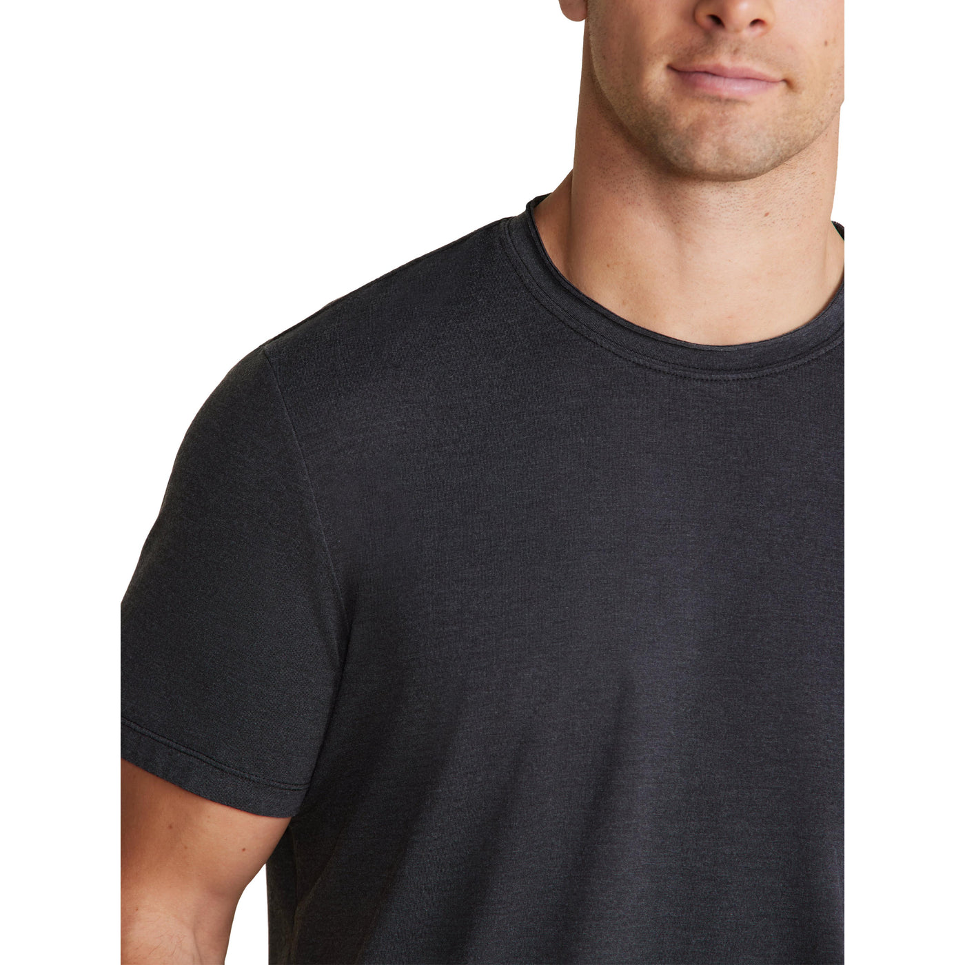 Malibu Collection® Triblend Pigment Washed Tee - Black