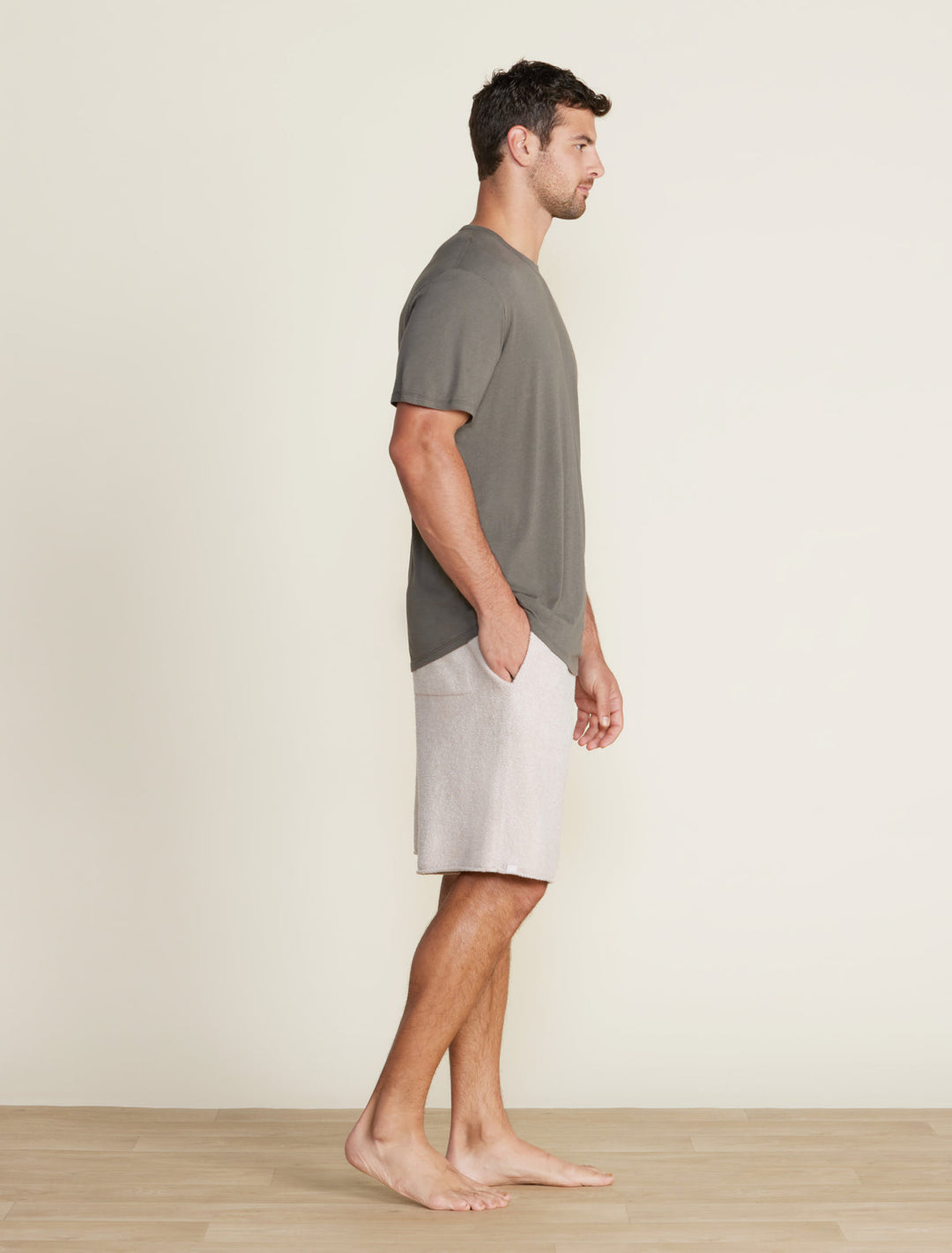 Malibu Collection® Men's Short Sleeve Crew Neck T-Shirt - Steel