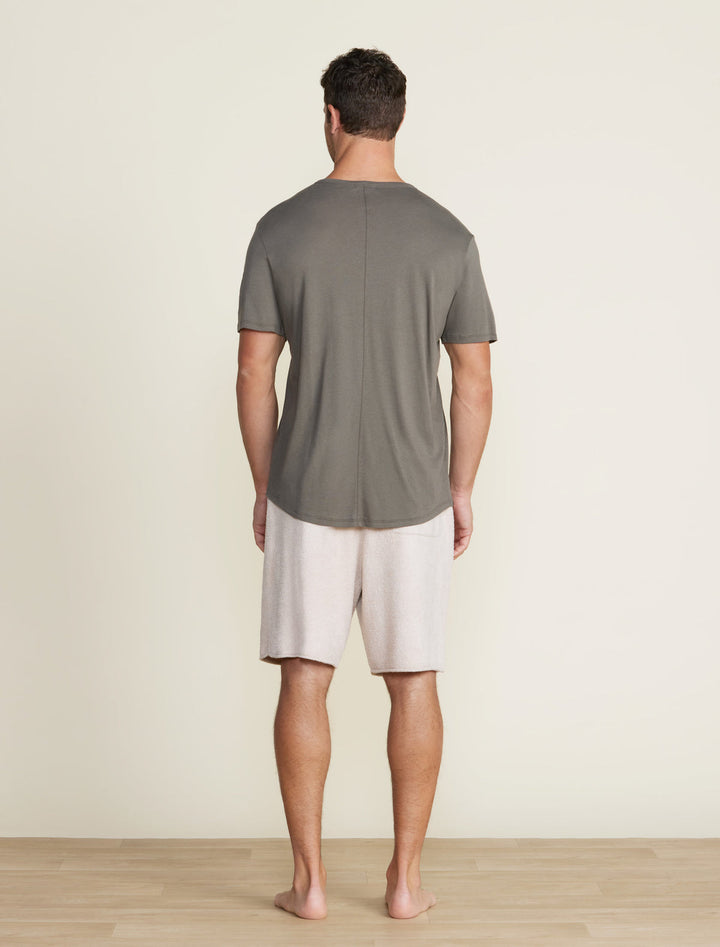 Malibu Collection® Men's Short Sleeve Crew Neck T-Shirt - Steel