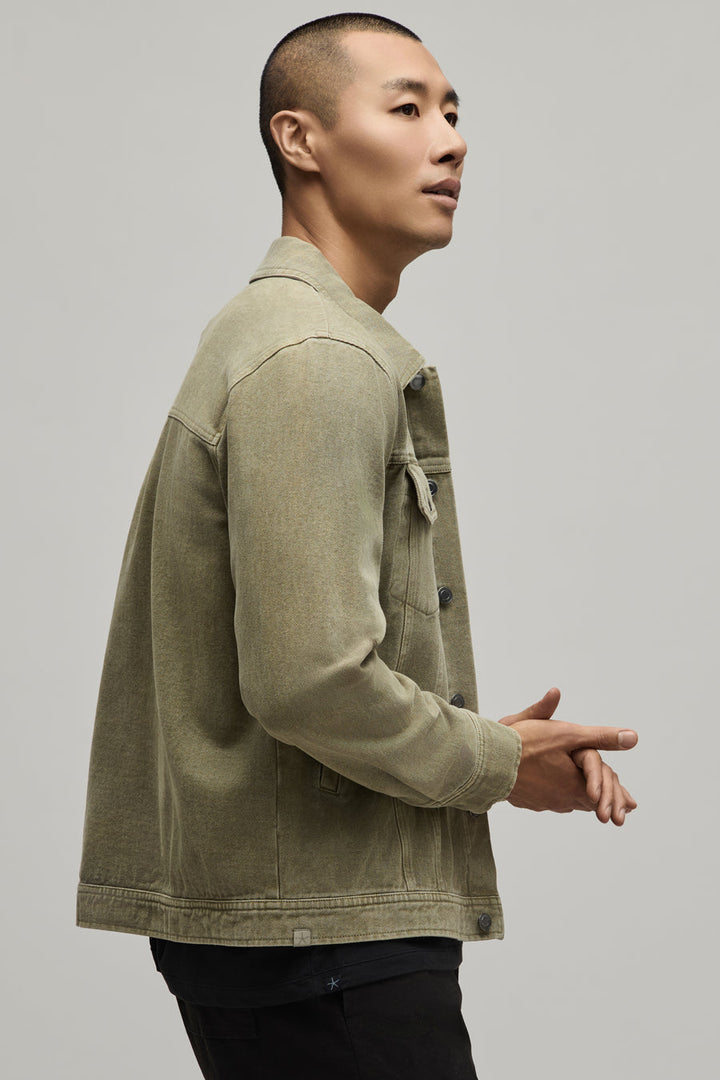 Malibu Collection® Men's Brushed Twill Jacket - Military