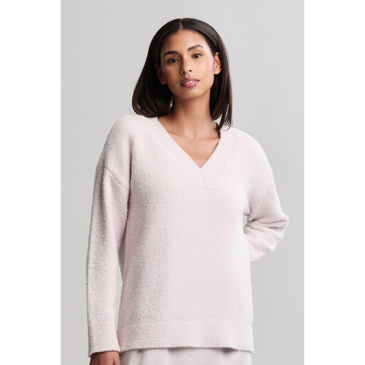 CozyChic® V-Neck Pullover - Sand Dune