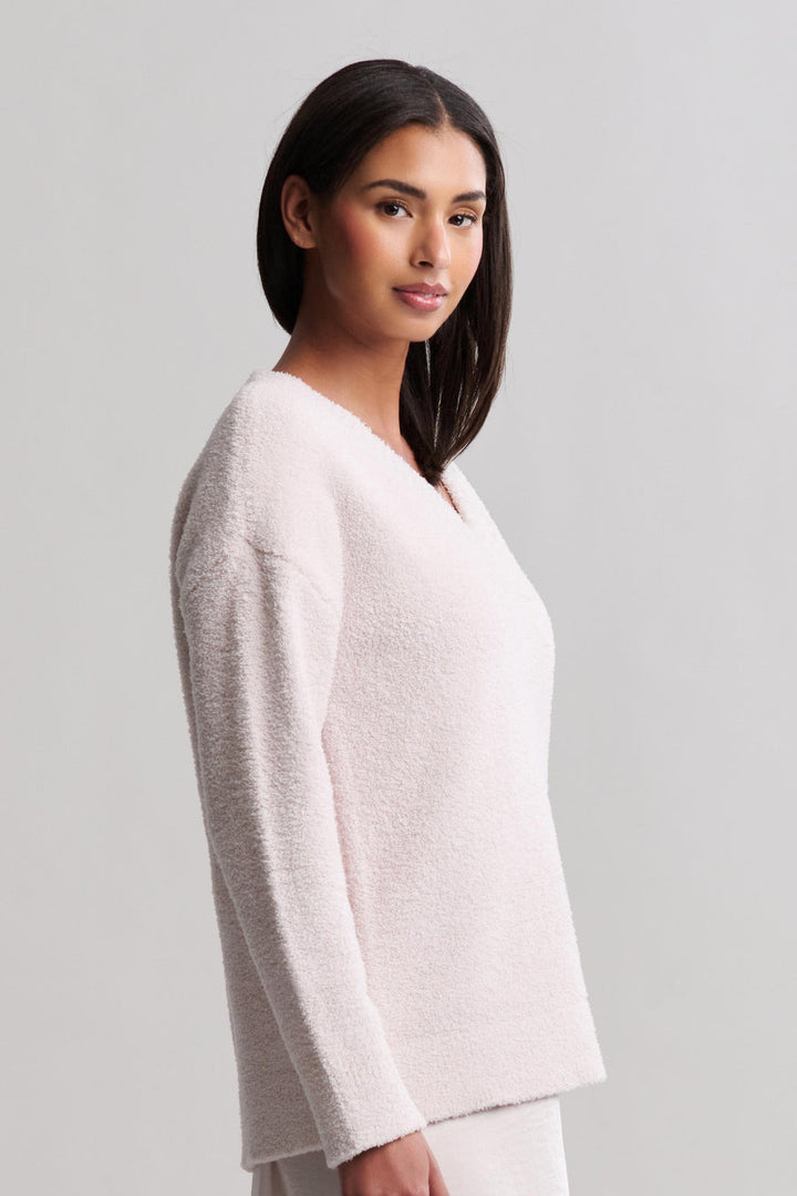 CozyChic® V-Neck Pullover - Sand Dune