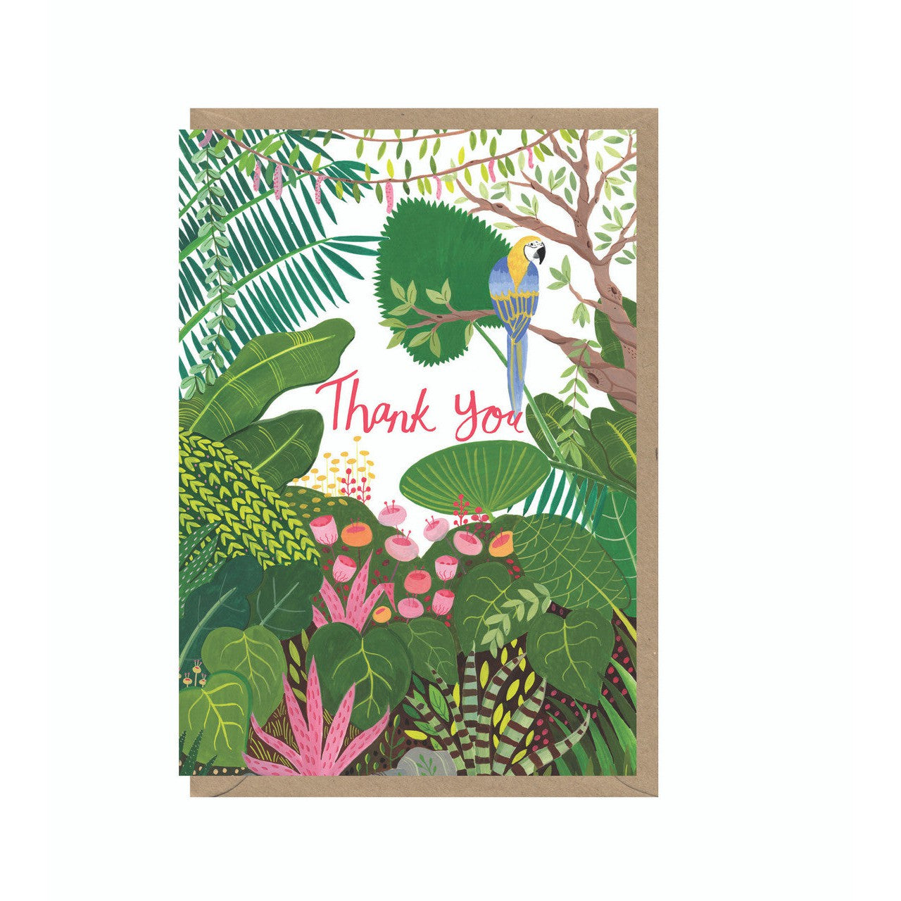 Jungle Plants Greeting Card
