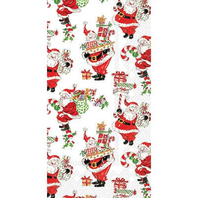 Holly Jolly Santas Guest Towel