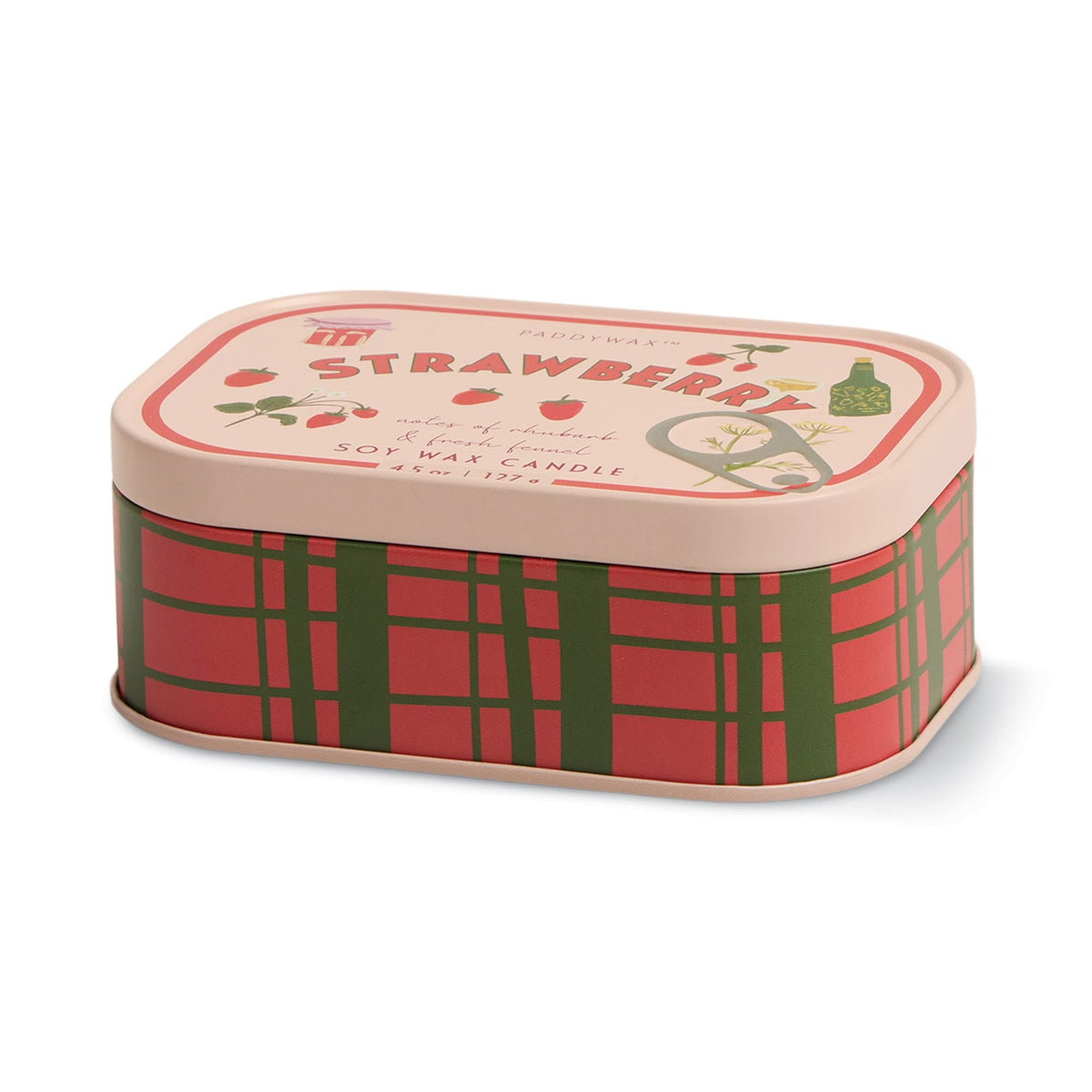Strawberry Soy Wax 4.5oz Candle