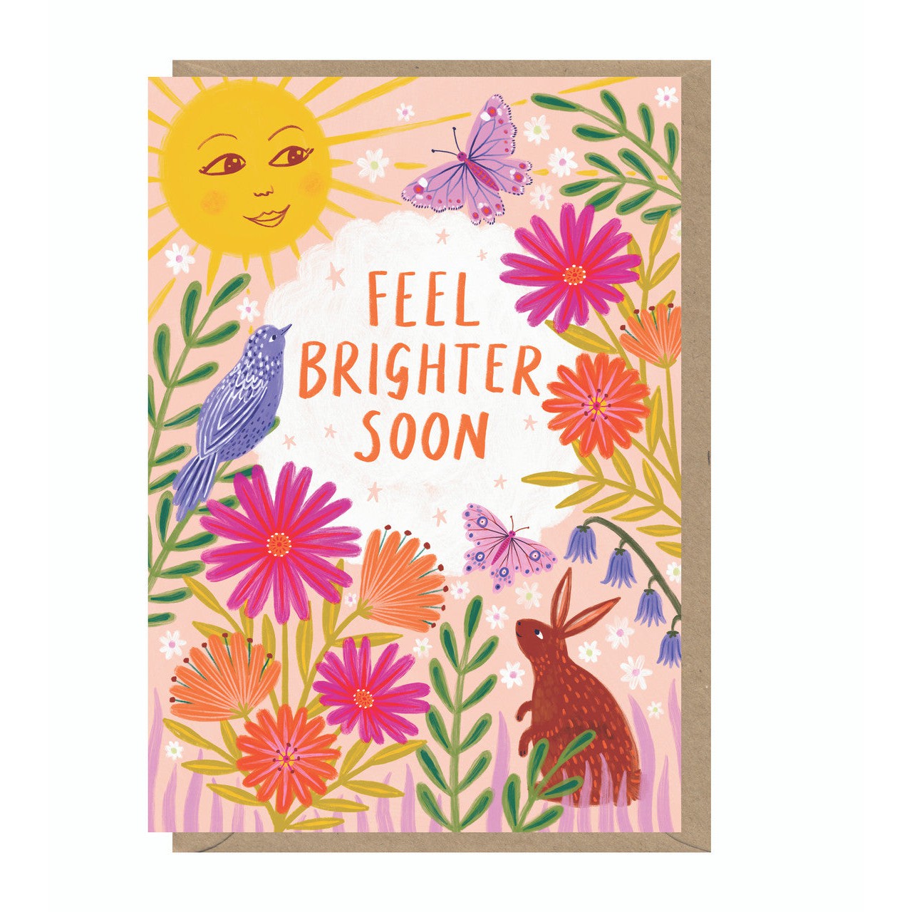 Feel Brighter Soon Greeting Card
