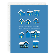 Hanukkah Houses Greeting Card