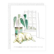 Best Friend Pet Sympathy Greeting Card