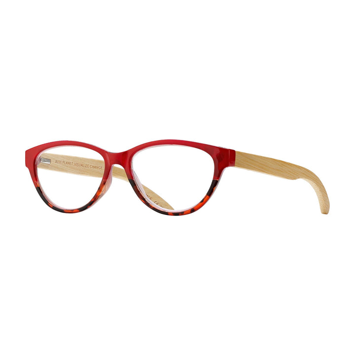 Lucia Reading Glasses - Red & Tortoise