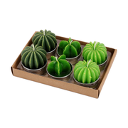 Cactus & Succulent T-light Set - Barrels - Just Fabulous Palm Springs