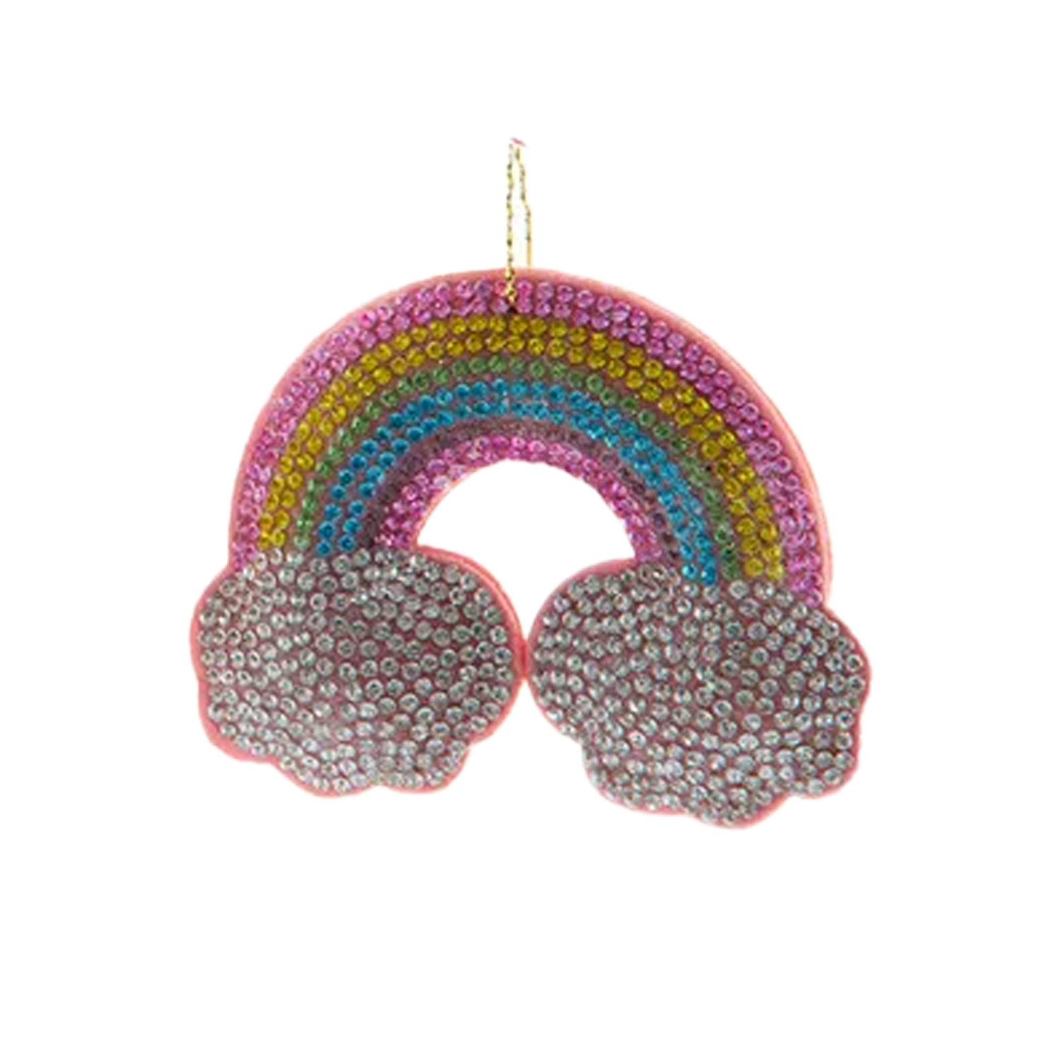 Bedazzled Rainbow Ornament - Rainbow