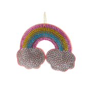 Bedazzled Rainbow Ornament - Rainbow