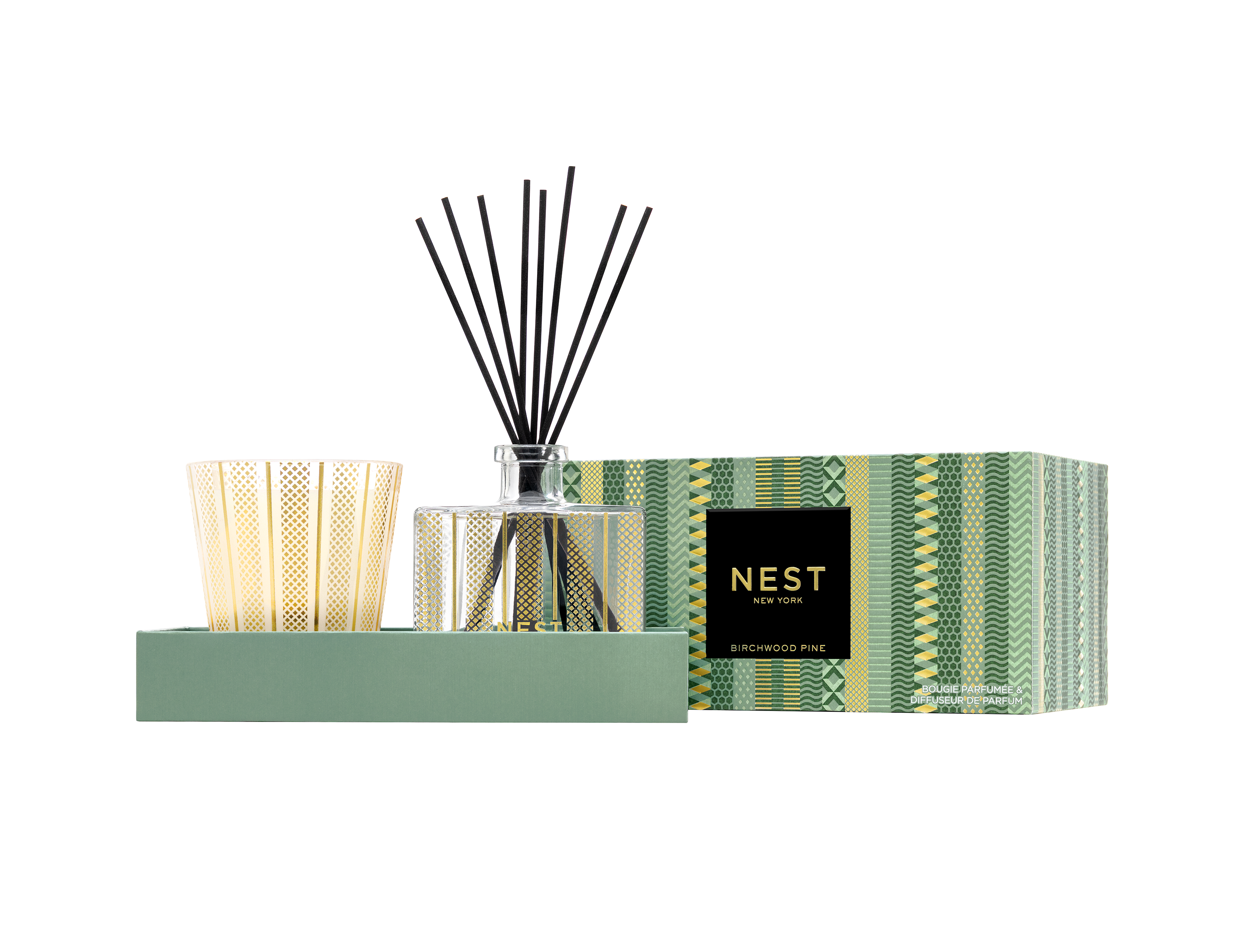 Birchwood Pine Candle and Diffuser Set