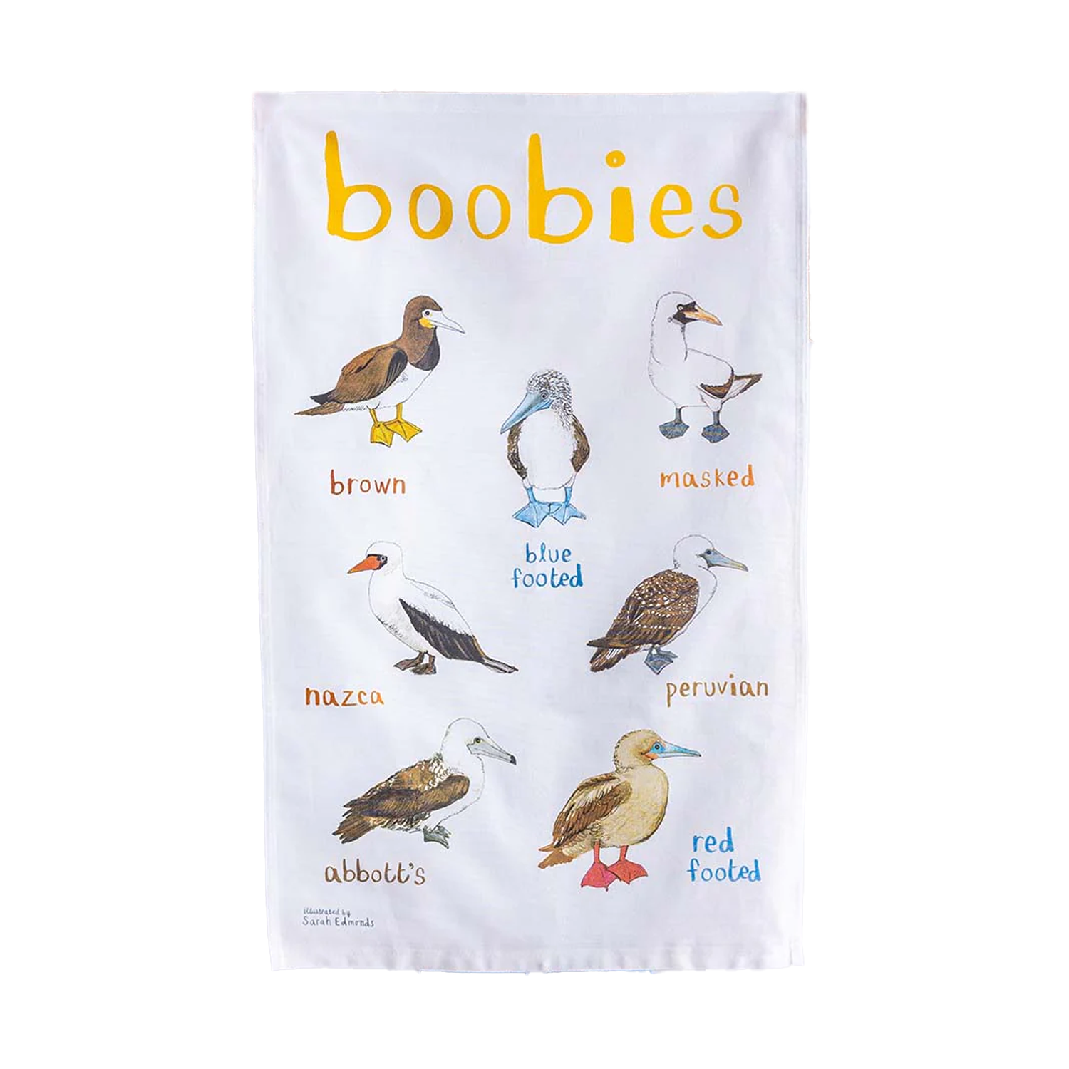 Boobies Cotton Tea Towel
