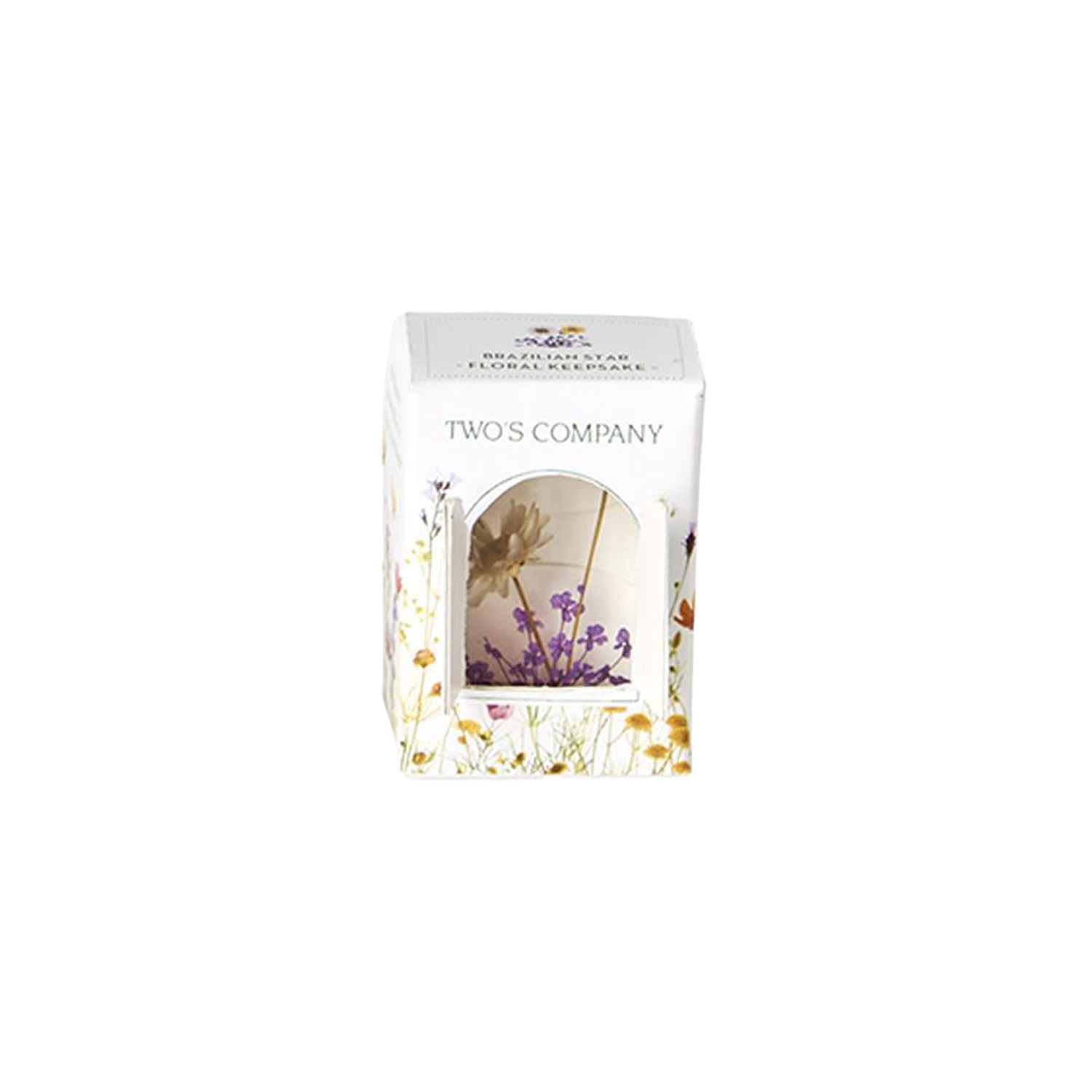 Wildflowers Pressed Floral Keepsake In Gift Box - Brazilian Star Purple - Just Fabulous Palm Springs