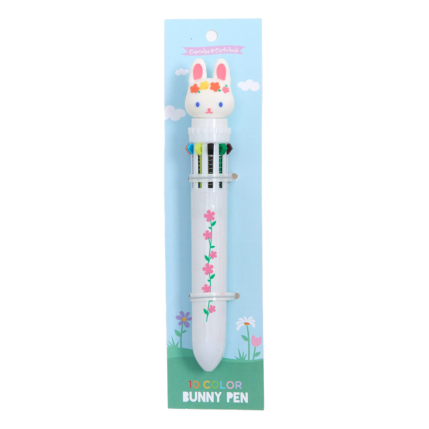 Easter Bunny 10 Color Pen - White