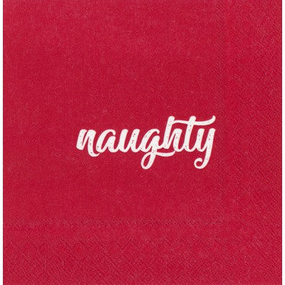 Naughty & Nice Holiday Cocktail Napkins