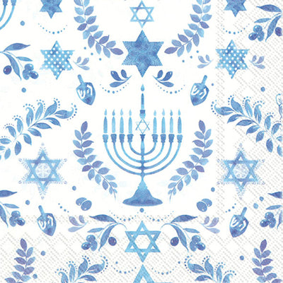 Hanukkah Cocktail Napkins