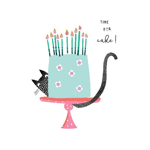 Time For Cake Birthday Card