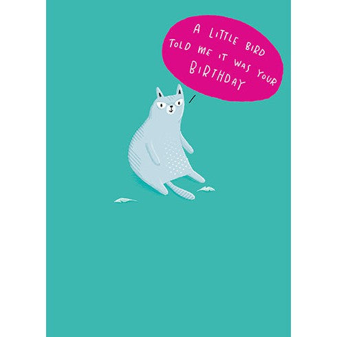 I Ate Him Birthday Card