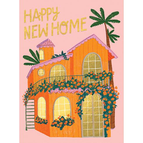 Orange House Greeting Card