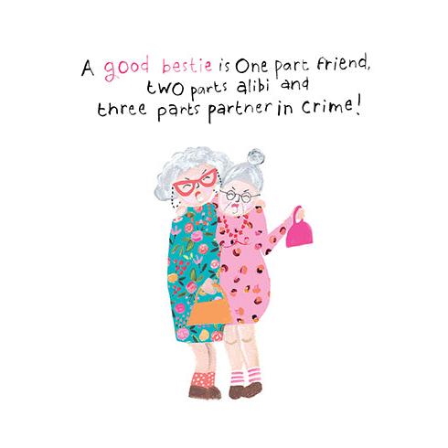 Besties Birthday Card - Just Fabulous Palm Springs
