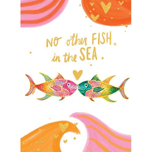 No Other Fish Anniversary Greeting Card - Just Fabulous Palm Springs