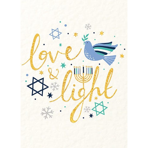 Love And Light Hanukkah Holiday Boxed Cards