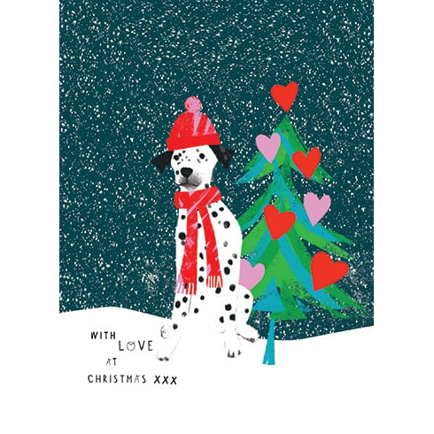 With Love At Christmas Holiday Card