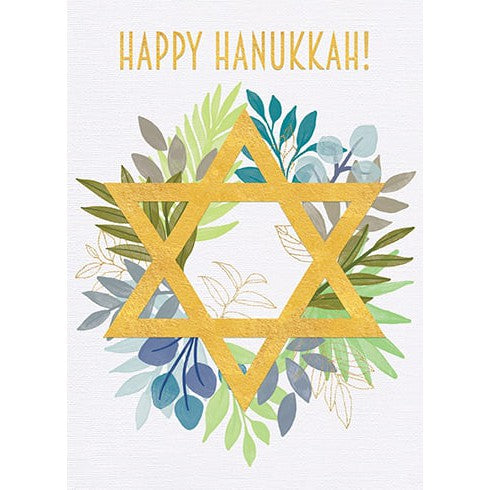 Star Of David Holiday Card