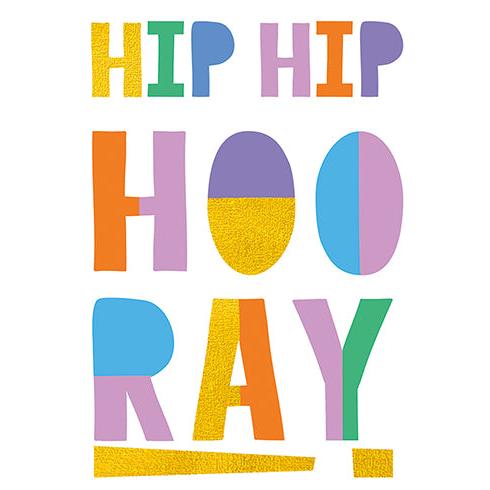 Hip Hip Greeting Card