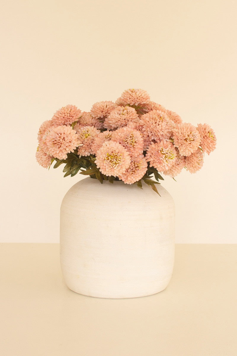 Bundle Of Artificial Light Pink Dahlias