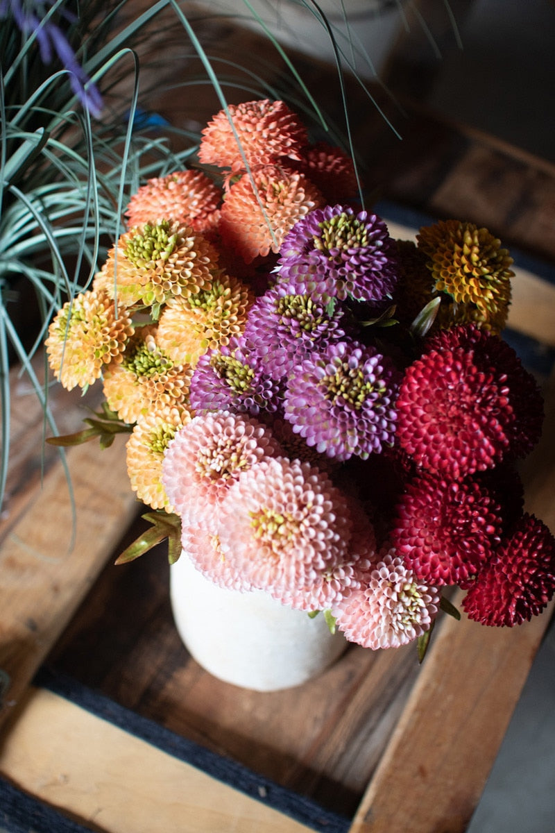 Bundle Of Artificial Light Pink Dahlias