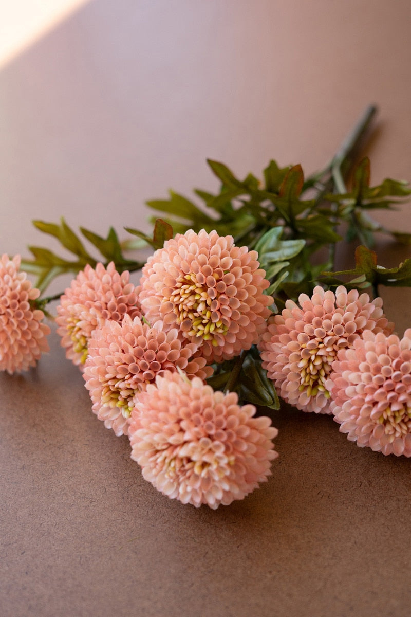 Bundle Of Artificial Light Pink Dahlias