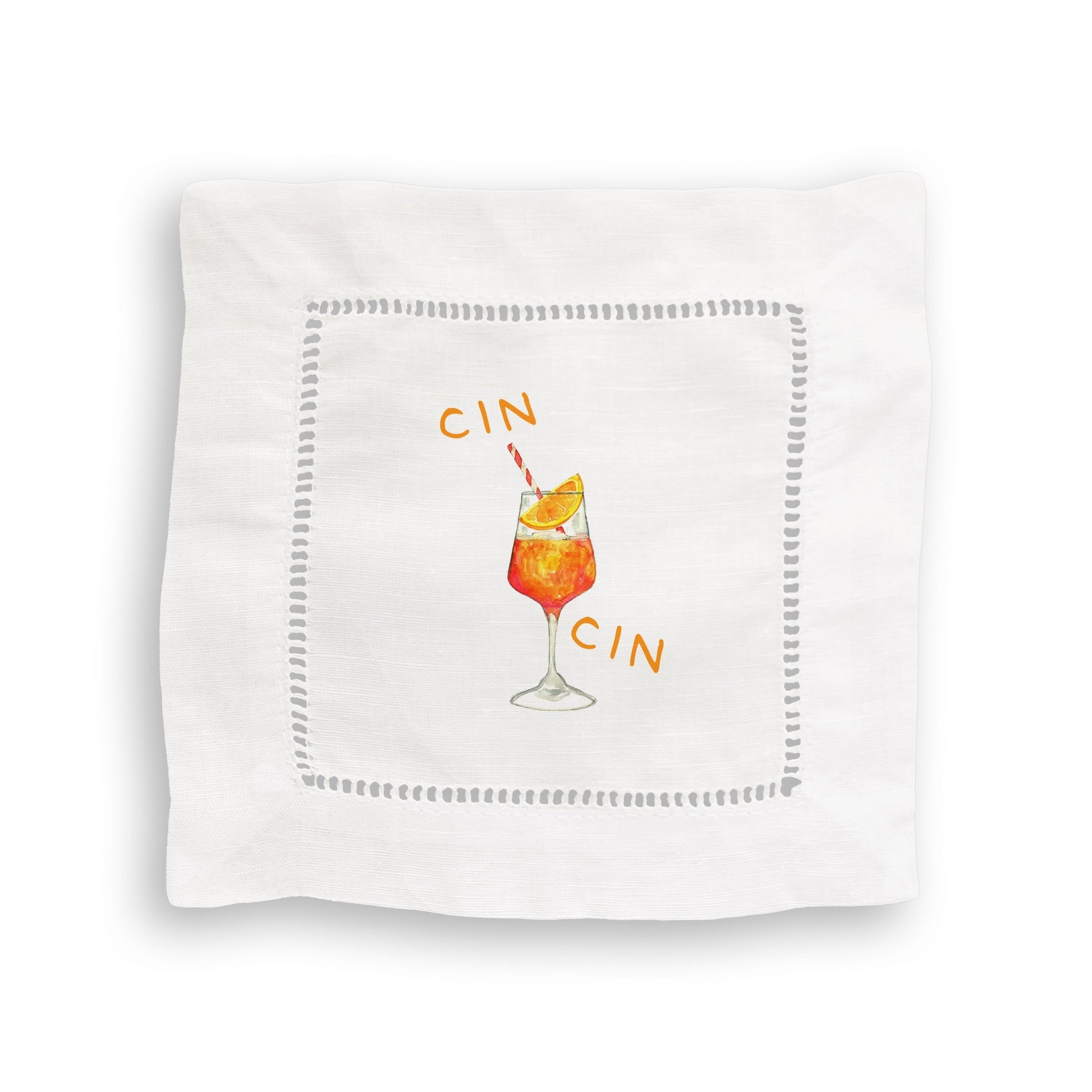 Aperol Spritz Cocktail Napkin Set - Just Fabulous Palm Springs