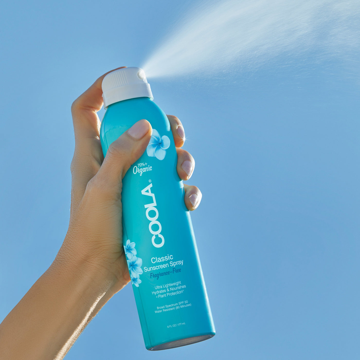 SPF 50 Coola Classic Body Spray - Fragrance Free - 6oz