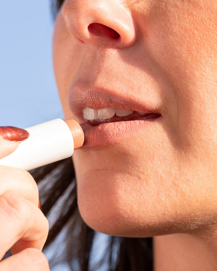 SPF 30 Coola Balm Zinc Oxide Liplux Tinted Lip Balm - Skinny Dip