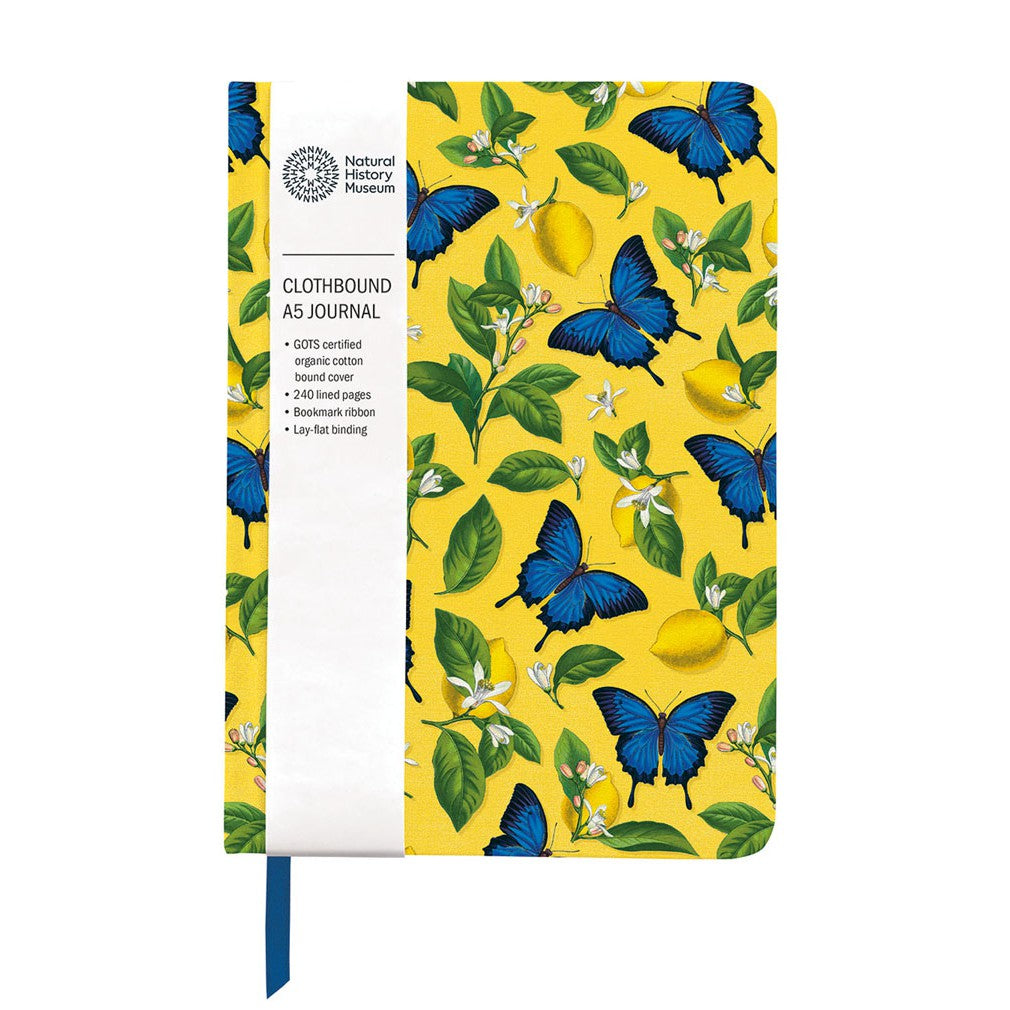 Ulysses Butterfly Cloth A5 Notebook - Just Fabulous Palm Springs