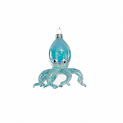 Iridescent Octopus Ornament - Green