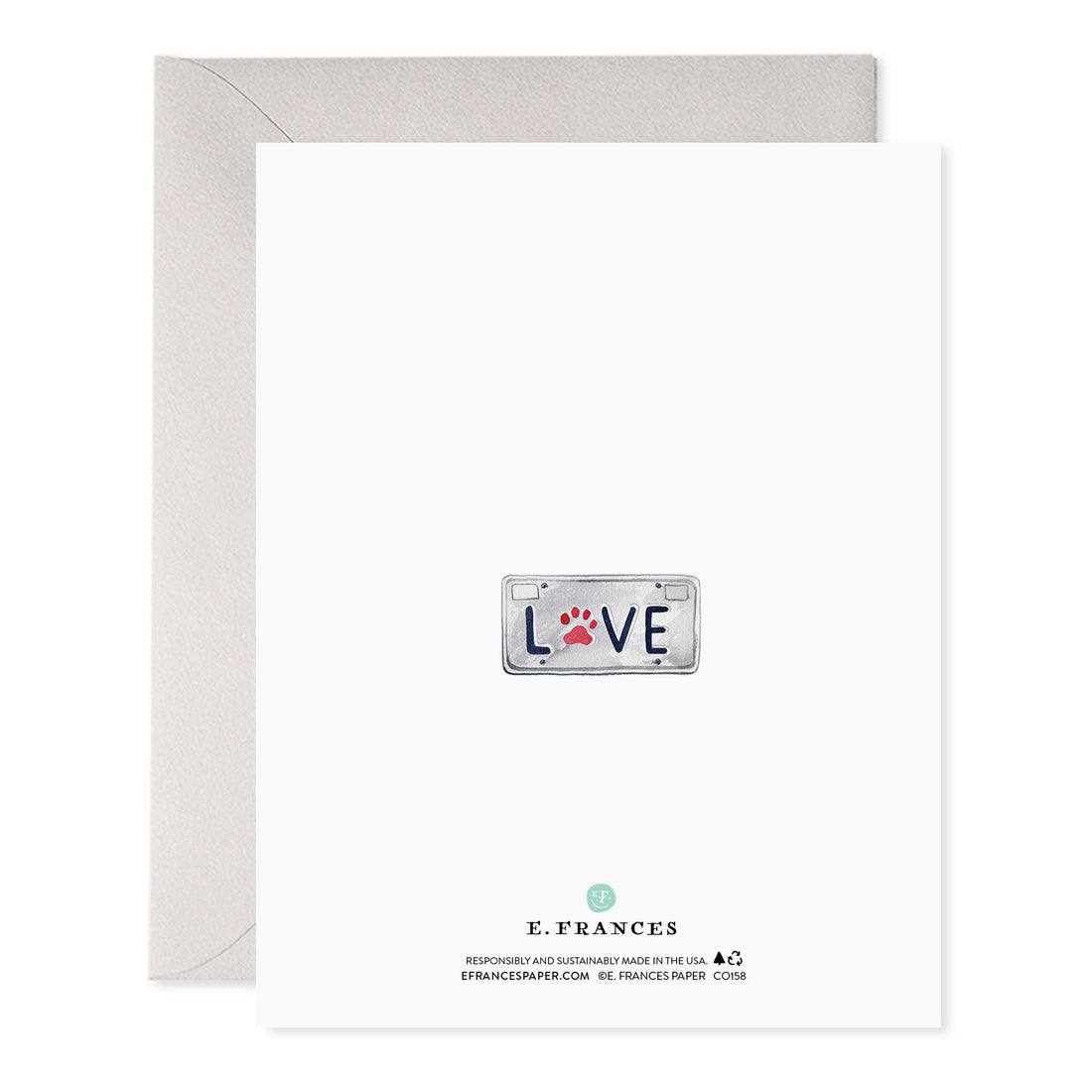 Co-Pilot Dog Greeting Card