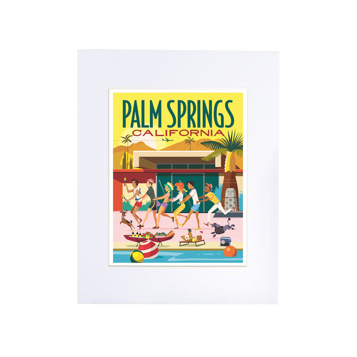 Print: Conga 8" x 10" (Unframed) - Just Fabulous Palm Springs