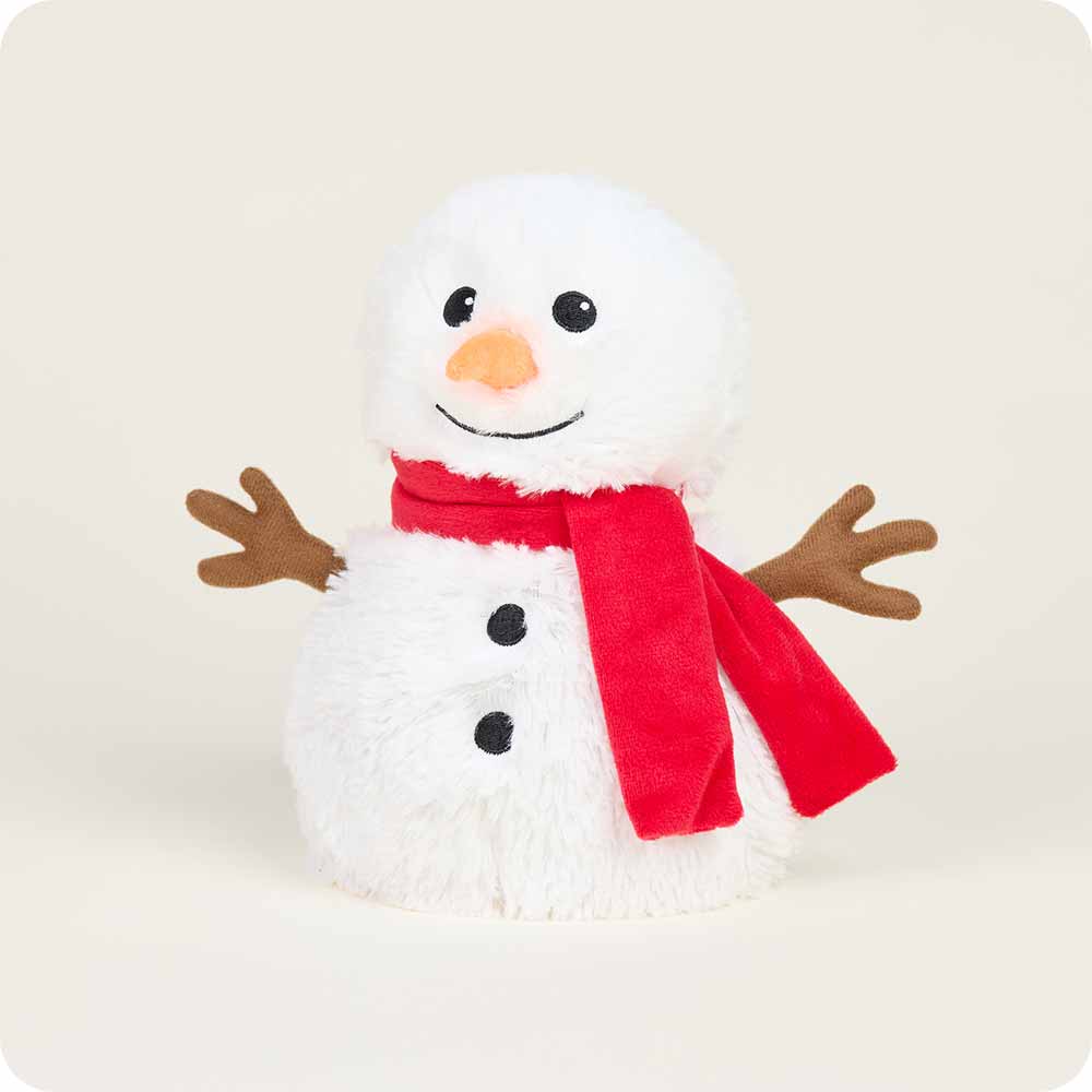 Red Scarf Snowman 11" Warmies Plush