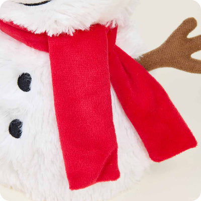 Red Scarf Snowman 11" Warmies Plush