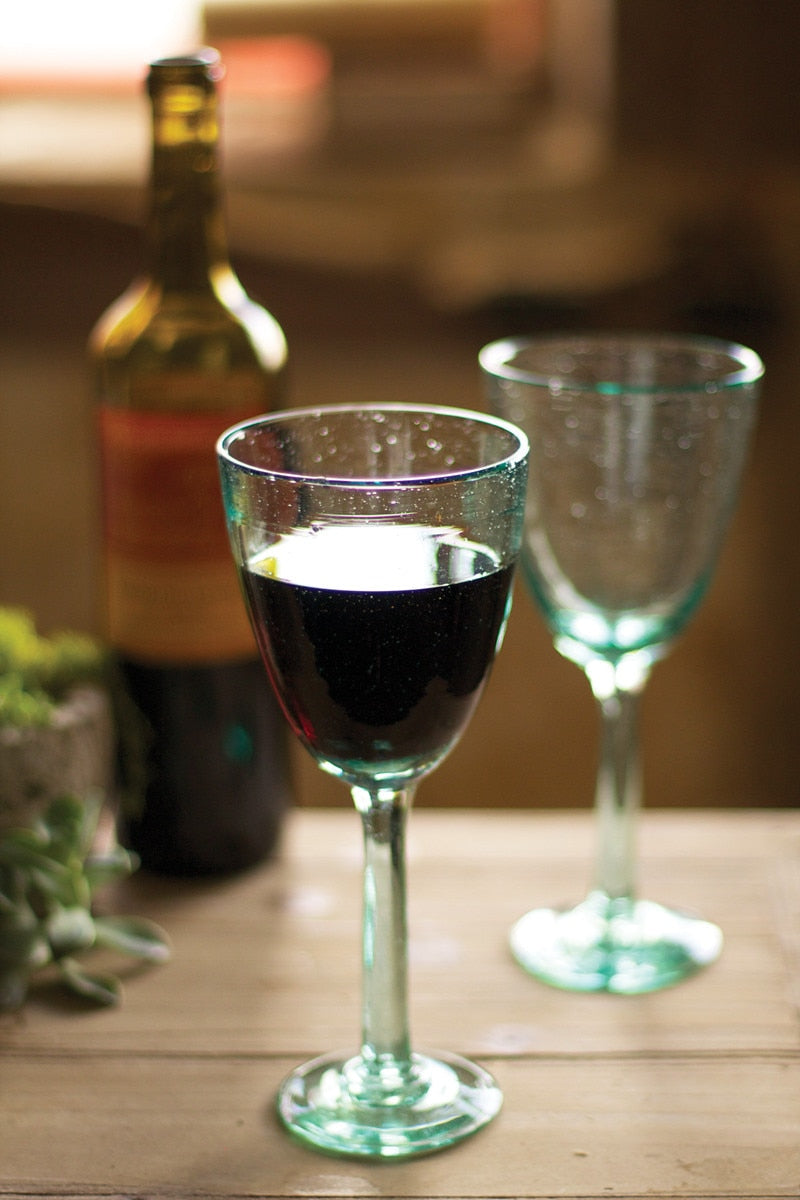 Clear Wine Glass