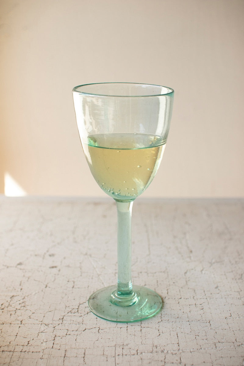 Clear Wine Glass