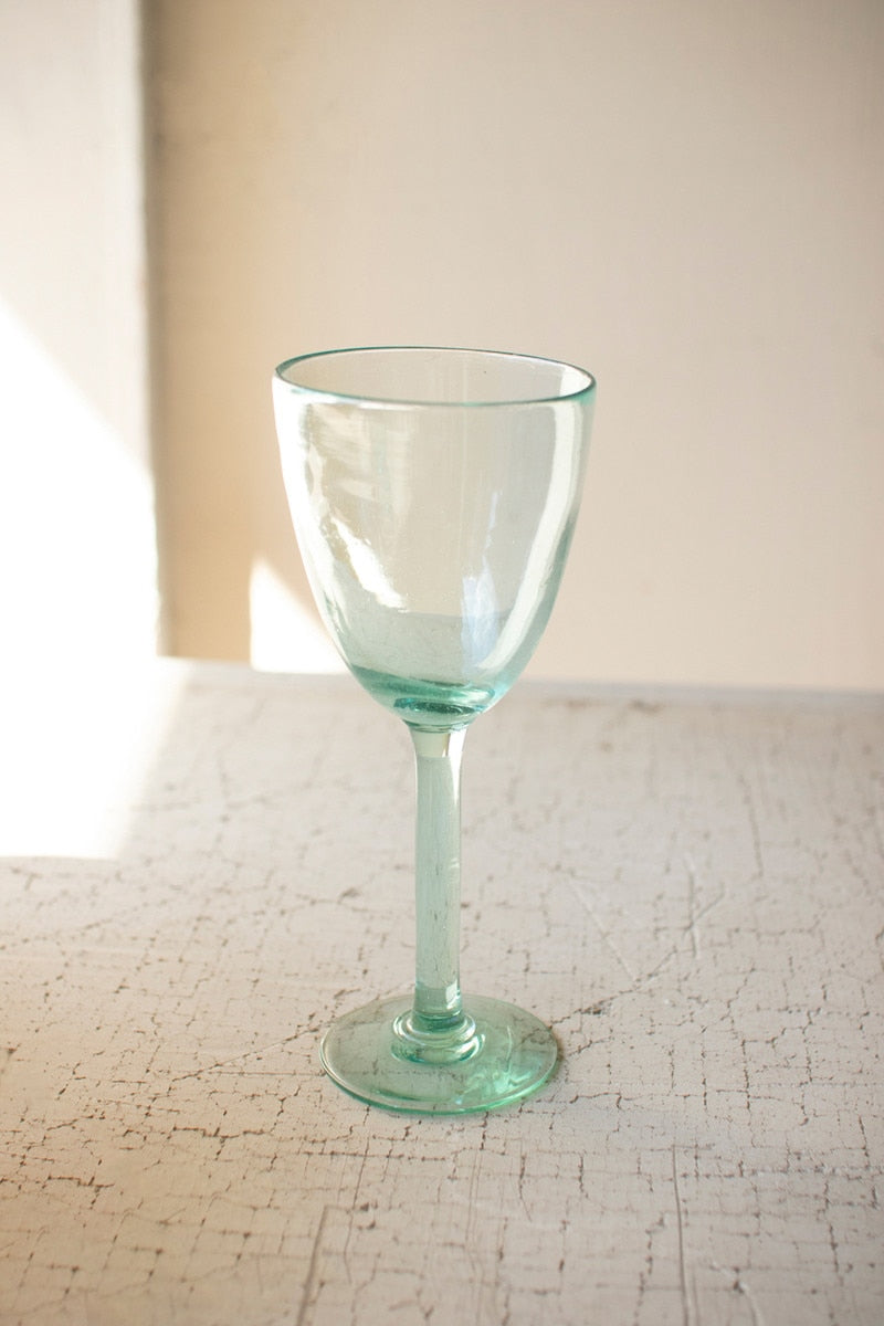 Clear Wine Glass