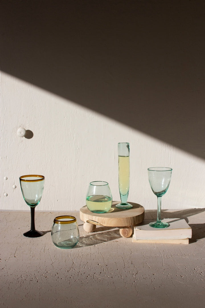 Clear Wine Glass