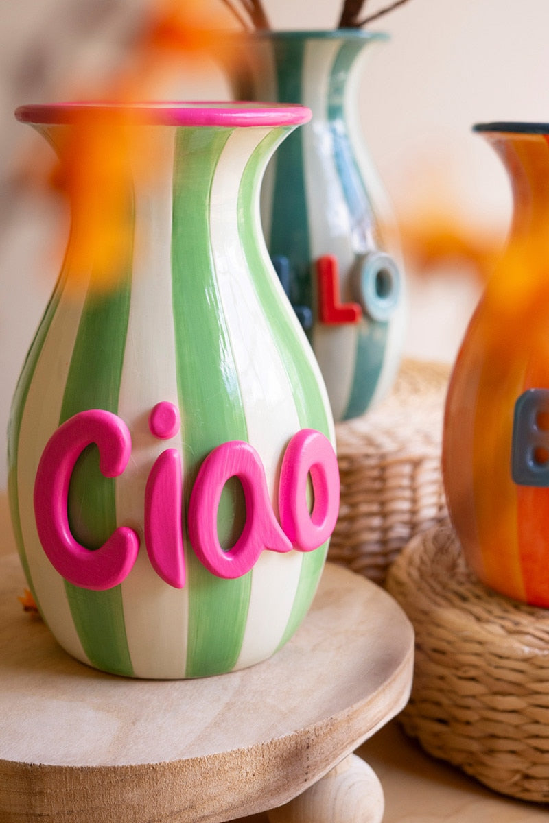 Hello Ceramic Vase - Ciao