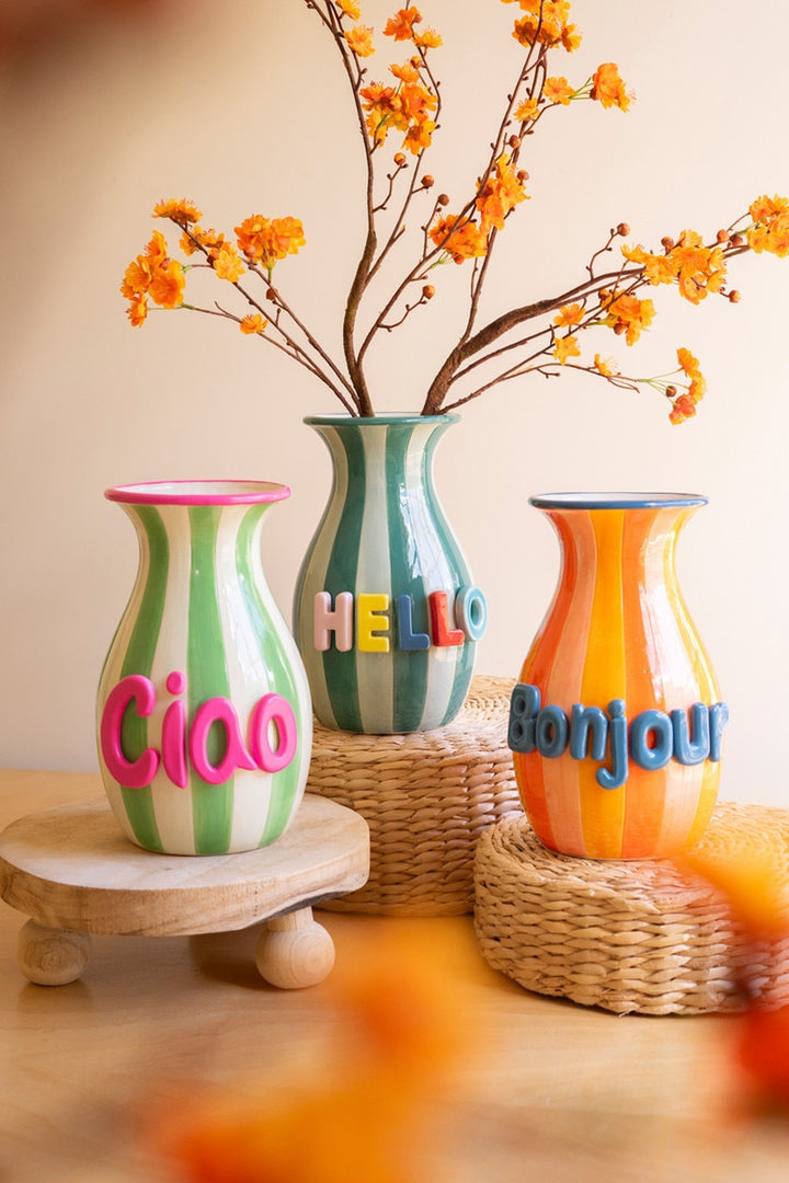 Hello Ceramic Vase - Ciao