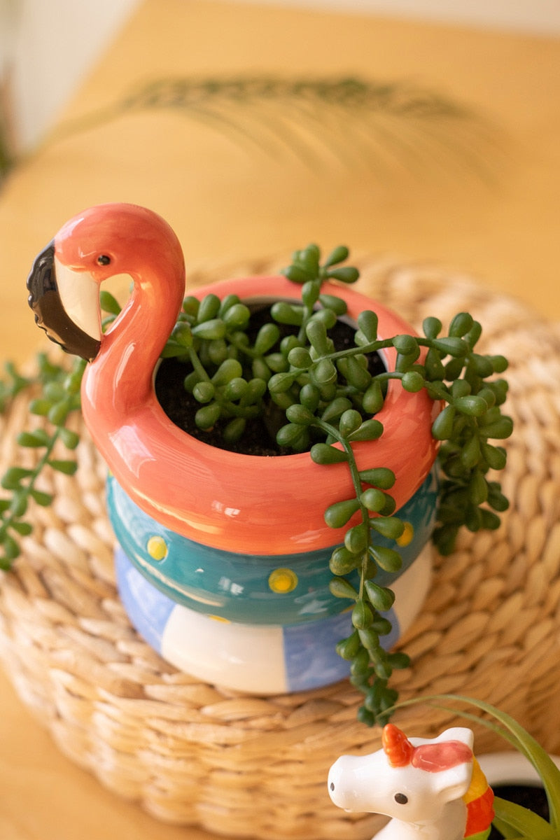 Flamingo Floatie Vase